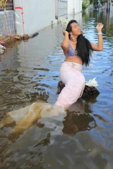 thai flood mermaid