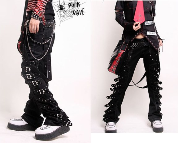 punk rave kera visual kei pants review
