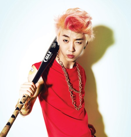 bang yong guk red and blonde