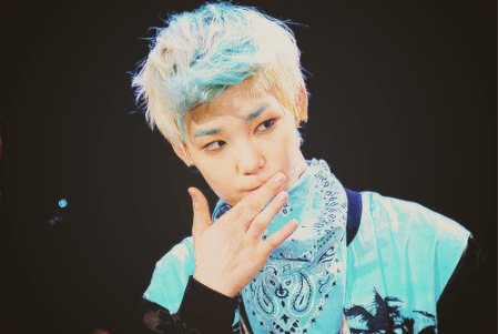zelo blonde and blue